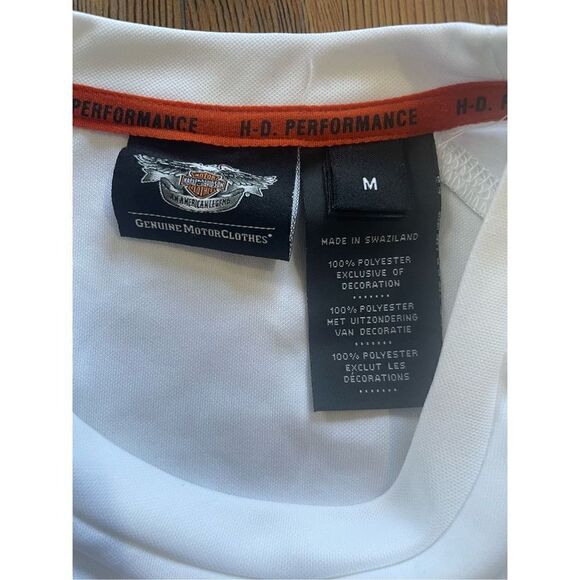 Harley-Davidson Motorcycles Mens white tee shirt size med - Picture 4 of 6